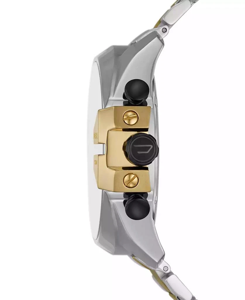 商品Diesel|Men's Mega Chief Chronograph Two-Tone Stainless Steel Bracelet Watch, 51mm,价格¥2010,第2张图片详细描述