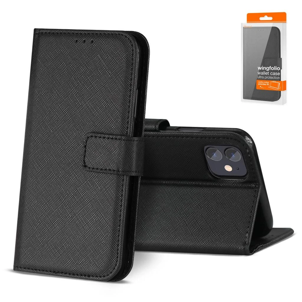商品Reikowireless|Slim Stand Case With Card Holder Slots Apple Iphone 12 Mini In Black,价格¥139,第1张图片
