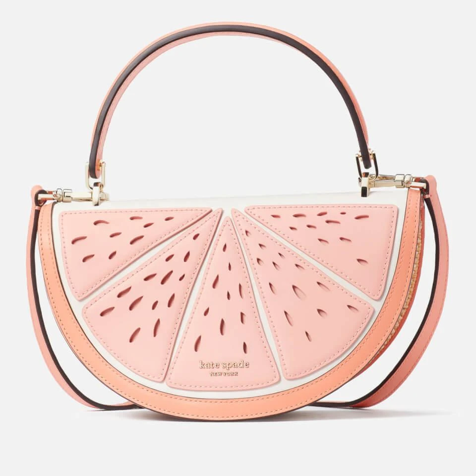 商品Kate Spade|Kate Spade New York Women's Squeeze Wicker Grapefruit Cross Body Bag - Pink Moon,价格¥2217,第1张图片