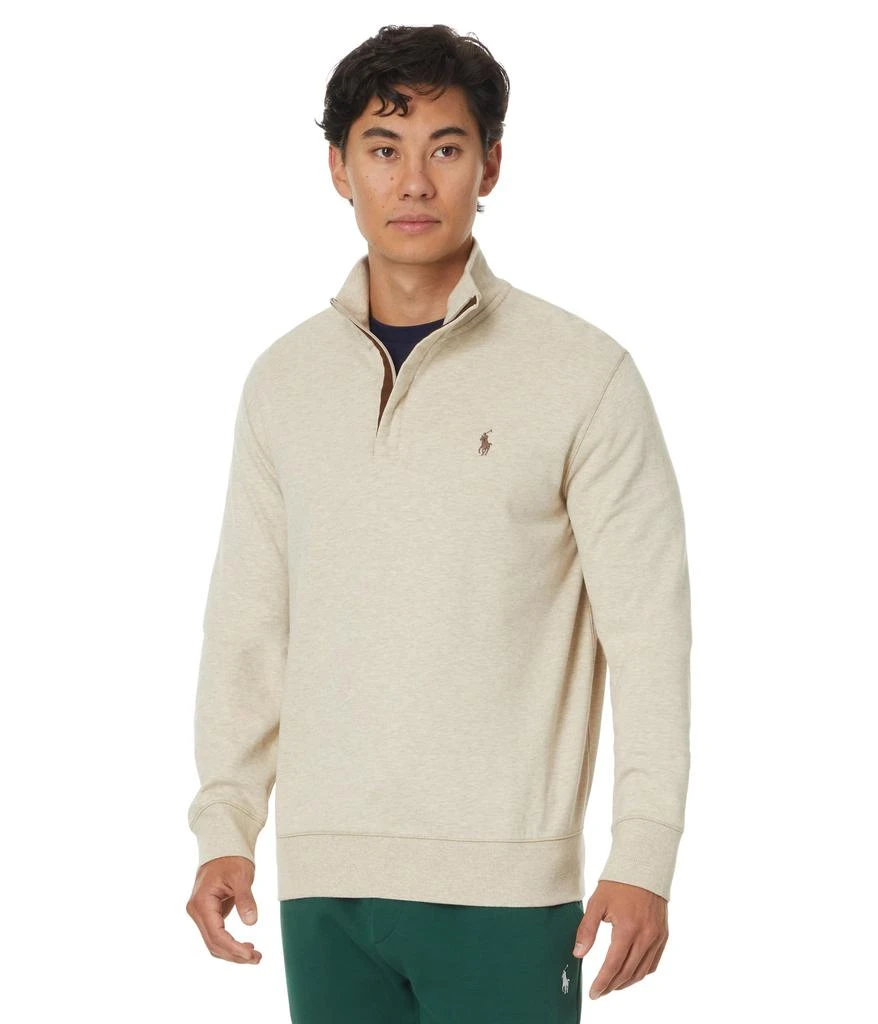 商品Ralph Lauren|Luxury Jersey Quarter-Zip Pullover,价格¥512,第1张图片