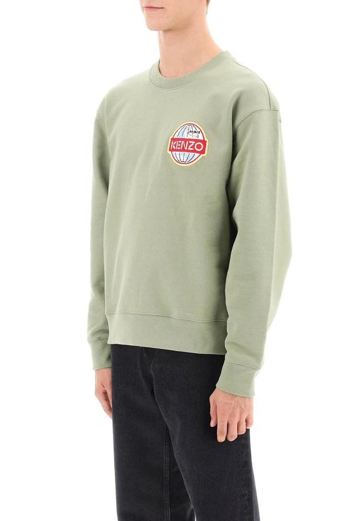 商品Kenzo|Kenzo Travel Logo Patch Crewneck Sweatshirt,价格¥2046,第2张图片详细描述