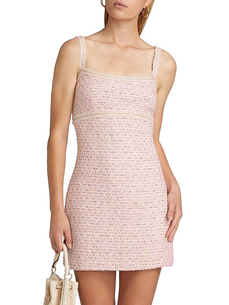 ワンピース May Tweed Mini Dress Christine Halterneck Tweed Mini Dress-Sunfere – sunfere