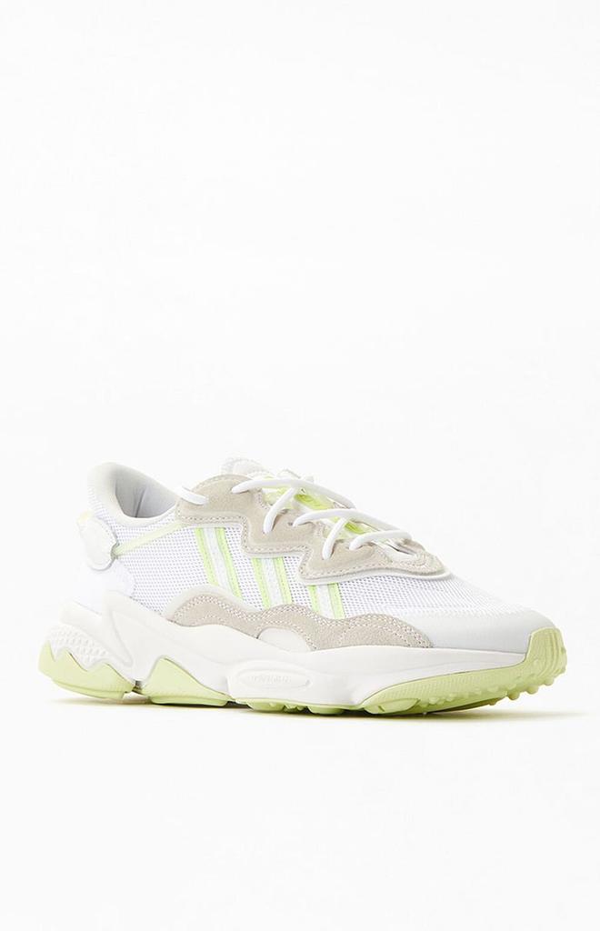 商品Adidas|Women's White & Green Ozweego Sneakers,价格¥813,第1张图片