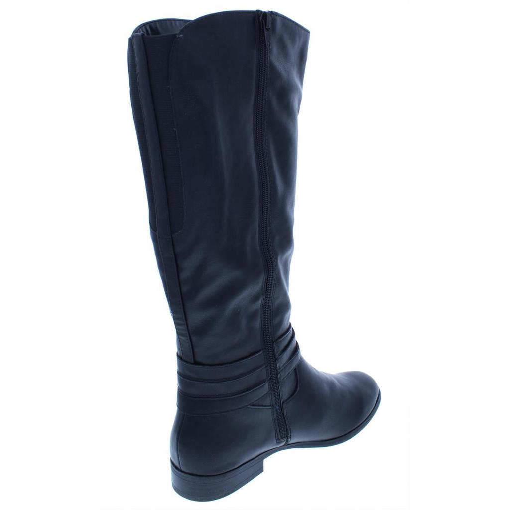 Style & Co. Womens Keppur Faux Leather Knee-High Riding Boots商品第5张图片规格展示