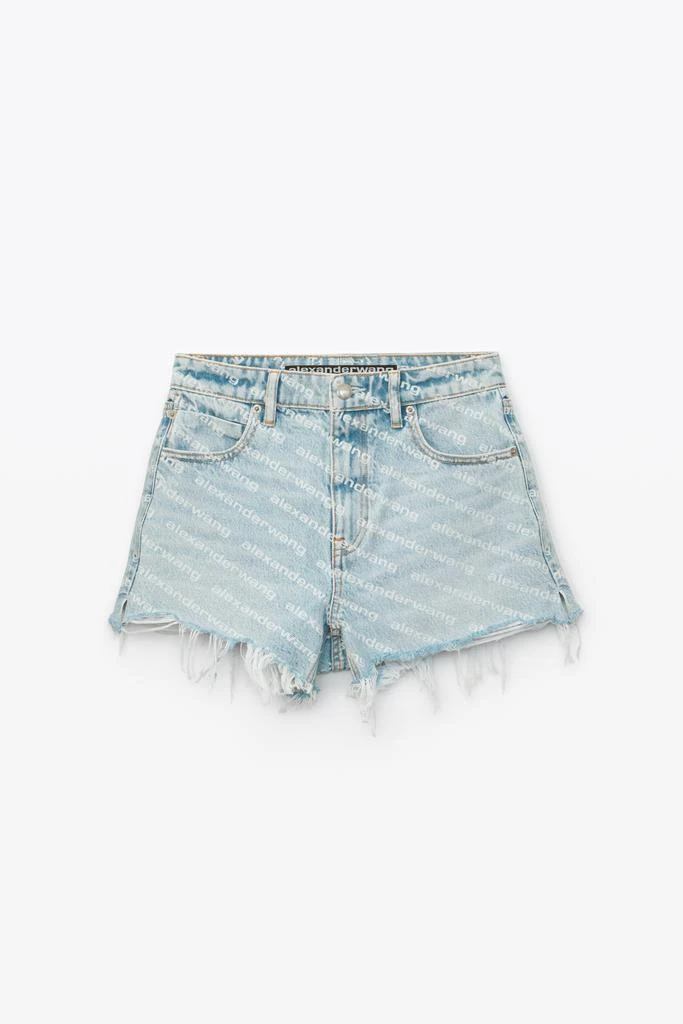 商品Alexander Wang|BITE LOGO SHORT IN PEBBLE BLEACH,价格¥1802,第3张图片详细描述