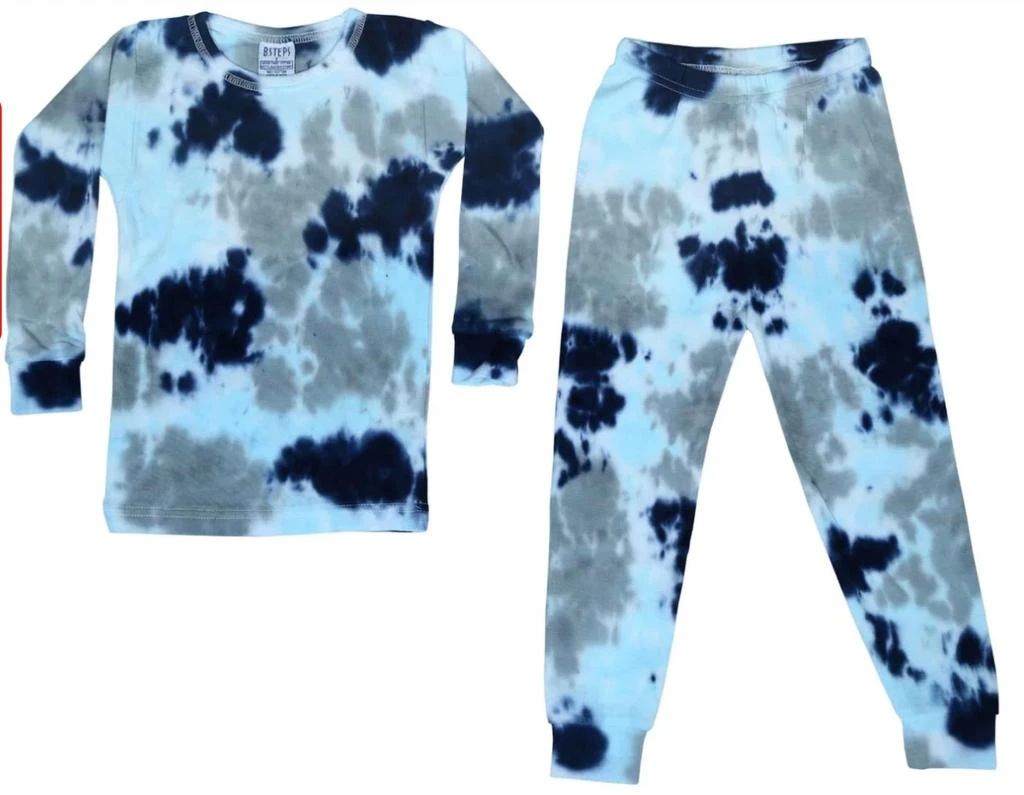 商品Baby Steps|Baby Steps - Kids Judah Rib Knit Tie Dye Pajamas,价格¥310,第1张图片详细描述