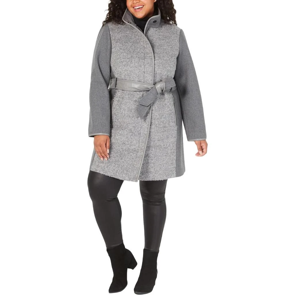商品Vince Camuto|Vince Camuto Womens Plus Warm Midi Wool Coat,价格¥281,第1张图片