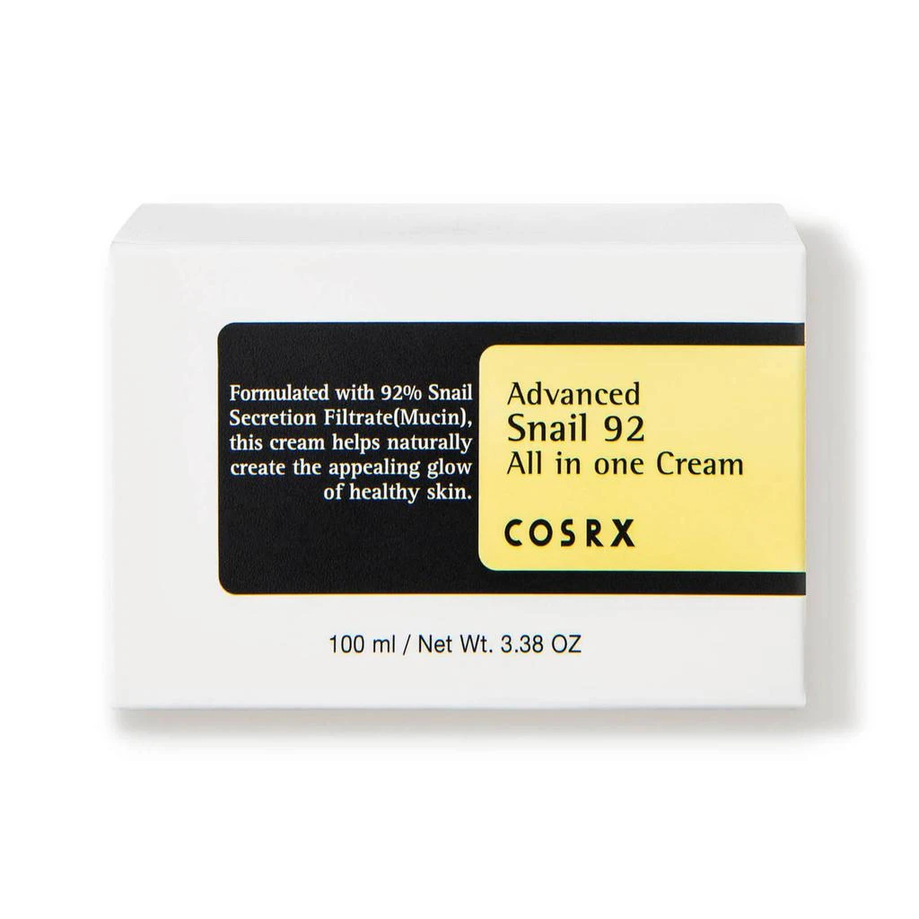 商品COSRX|COSRX Advanced Snail 92 All in One Cream 100ml,价格¥117,第3张图片详细描述