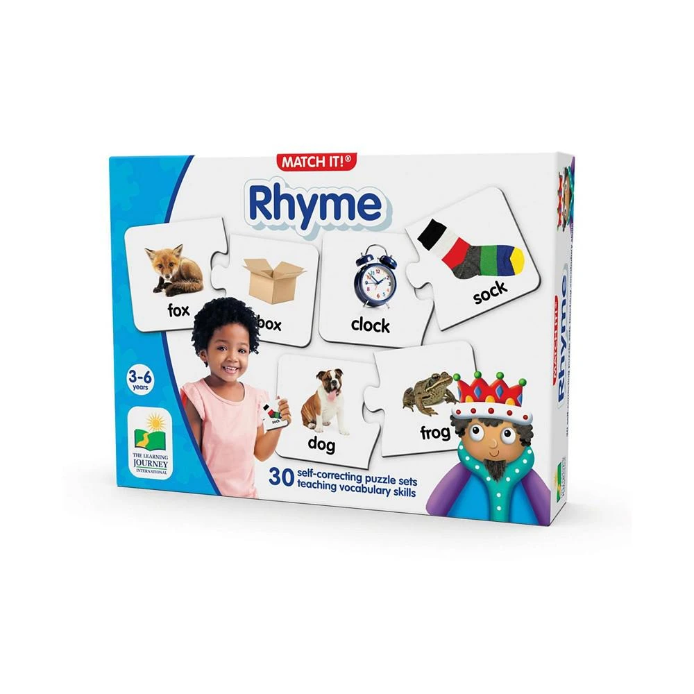 商品The Learning Journey|Match It - Rhyme Set of 30 Self-Correcting Rhyming Words,价格¥112,第1张图片