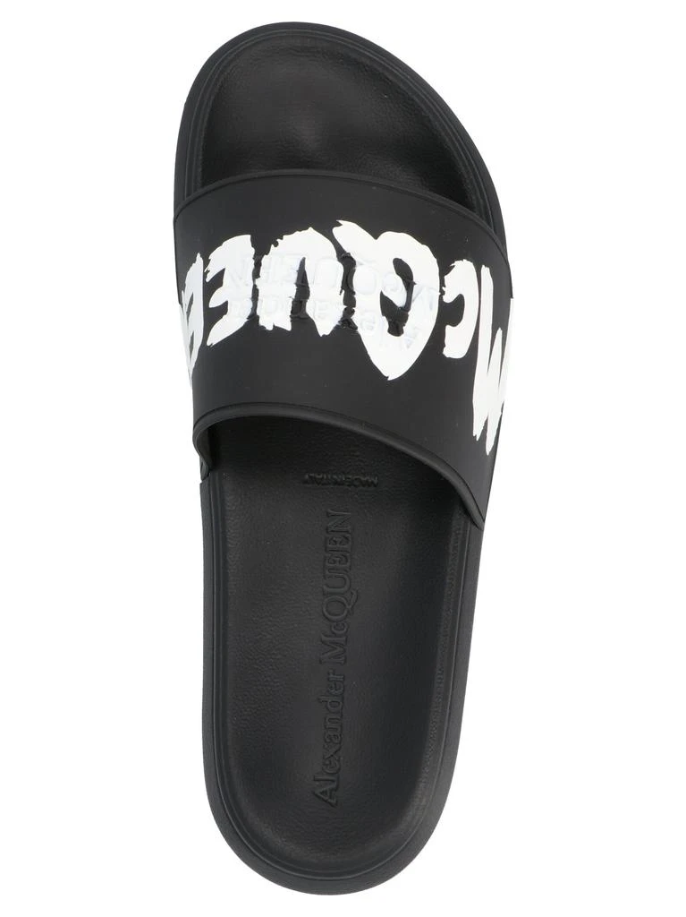 商品Alexander McQueen|Logo slides,价格¥2166,第3张图片详细描述