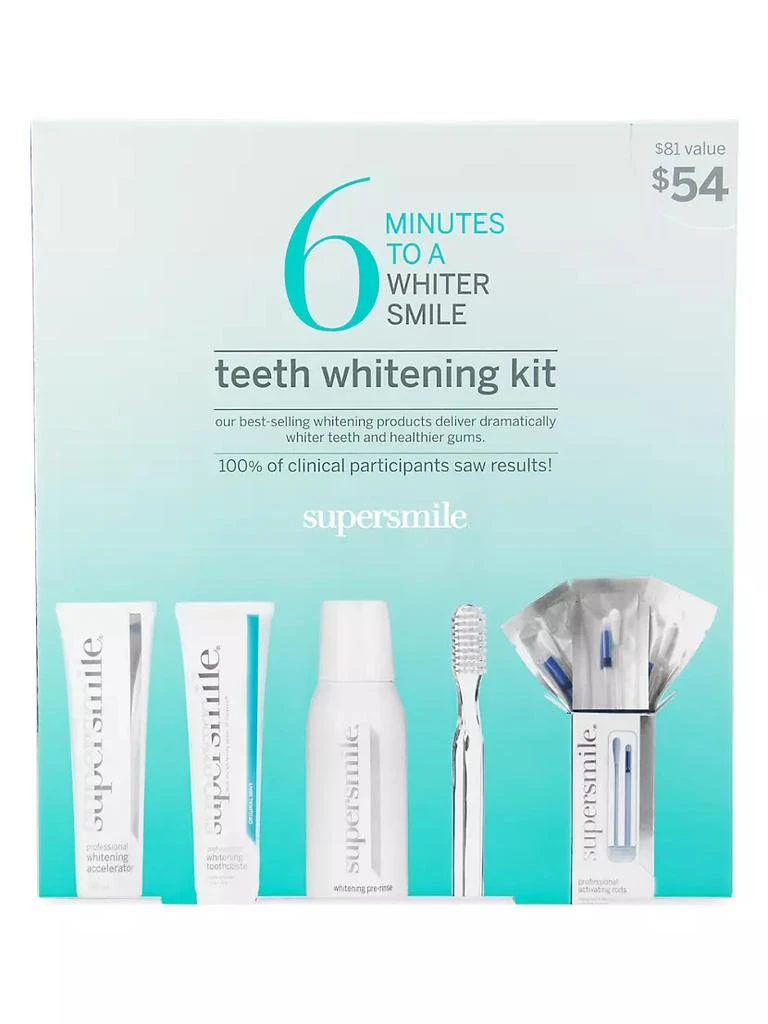 商品Supersmile|6 Minutes To A Whiter Smile 5-Piece Teeth Whitening Kit,价格¥464,第1张图片