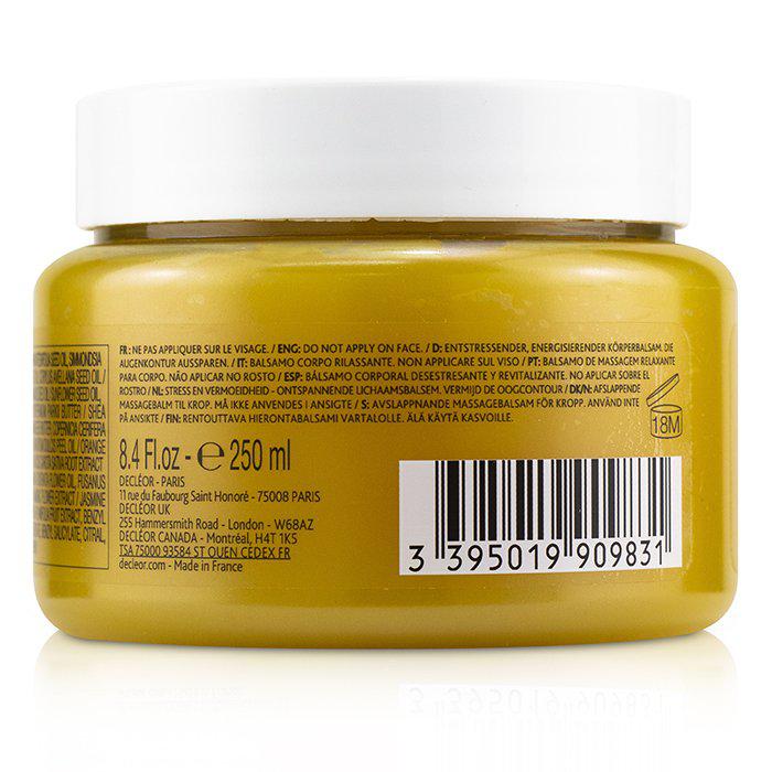 Decleor 茉莉花舒缓放松身体霜（沙龙装） Jasmin Relax Therapy Stress & Fatigue Relieving Body Balm 250ml/8.4oz商品第3张图片规格展示