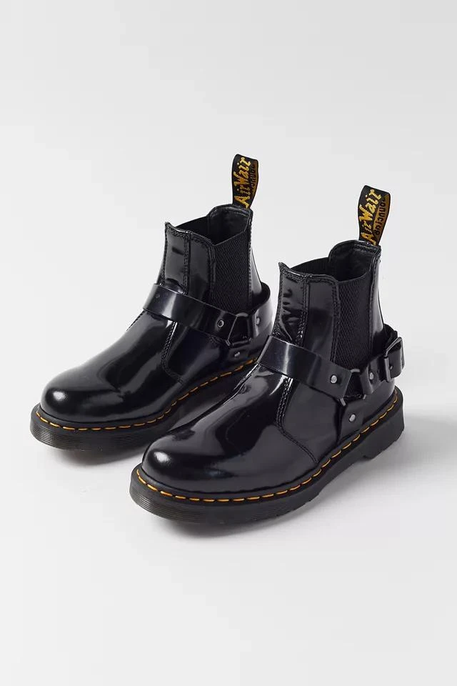 商品Dr. Martens|Dr. Martens Wincox Polished Smooth Leather Buckle Boot,价格¥680,第2张图片详细描述