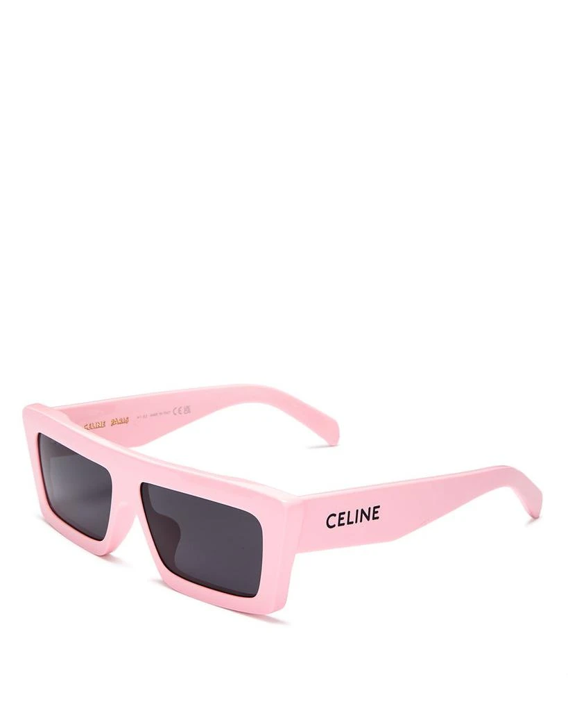 商品Celine|Monochroms Rectangular Sunglasses, 57mm,价格¥3318,第1张图片