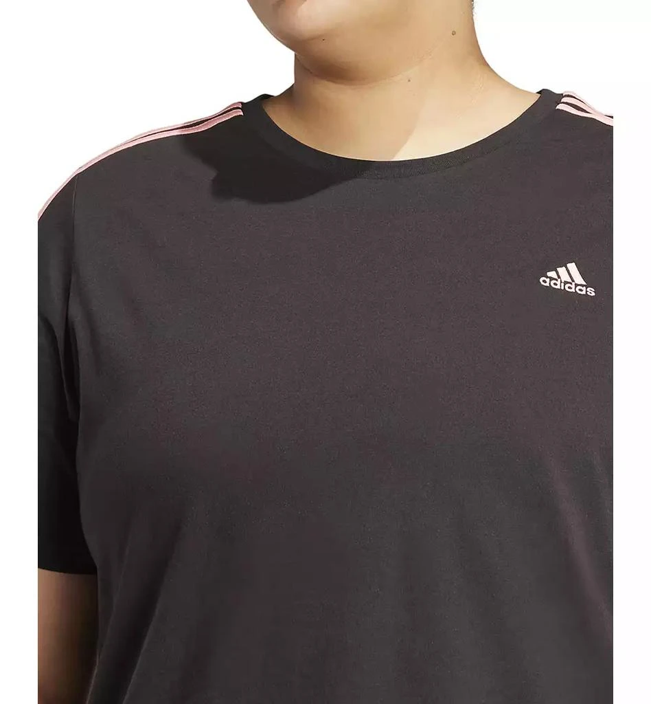 商品Adidas|Plus Size Essentials Slim 3-Stripes T-Shirt,价格¥174,第4张图片详细描述