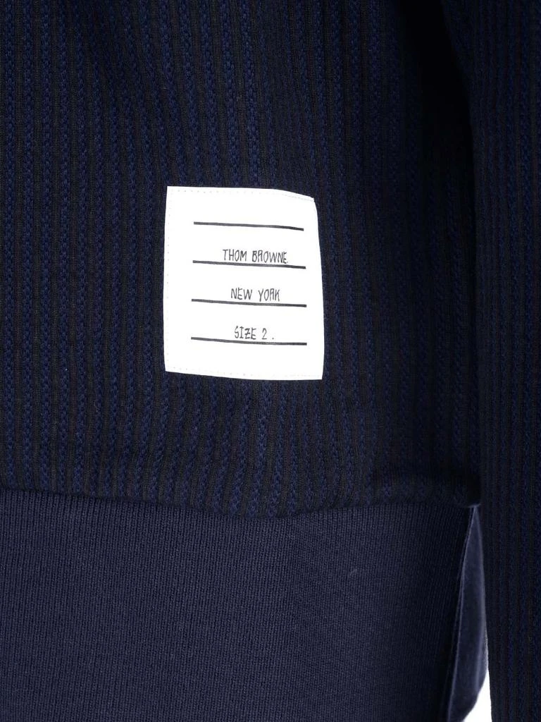 商品Thom Browne|Thom Browne 4-Bar Crewneck Sweatshirt,价格¥3639,第3张图片详细描述