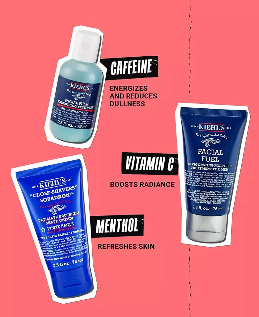 商品Kiehl's|3-Pc. Shave It Off & Take Off Skincare Set,价格¥232,第4张图片详细描述