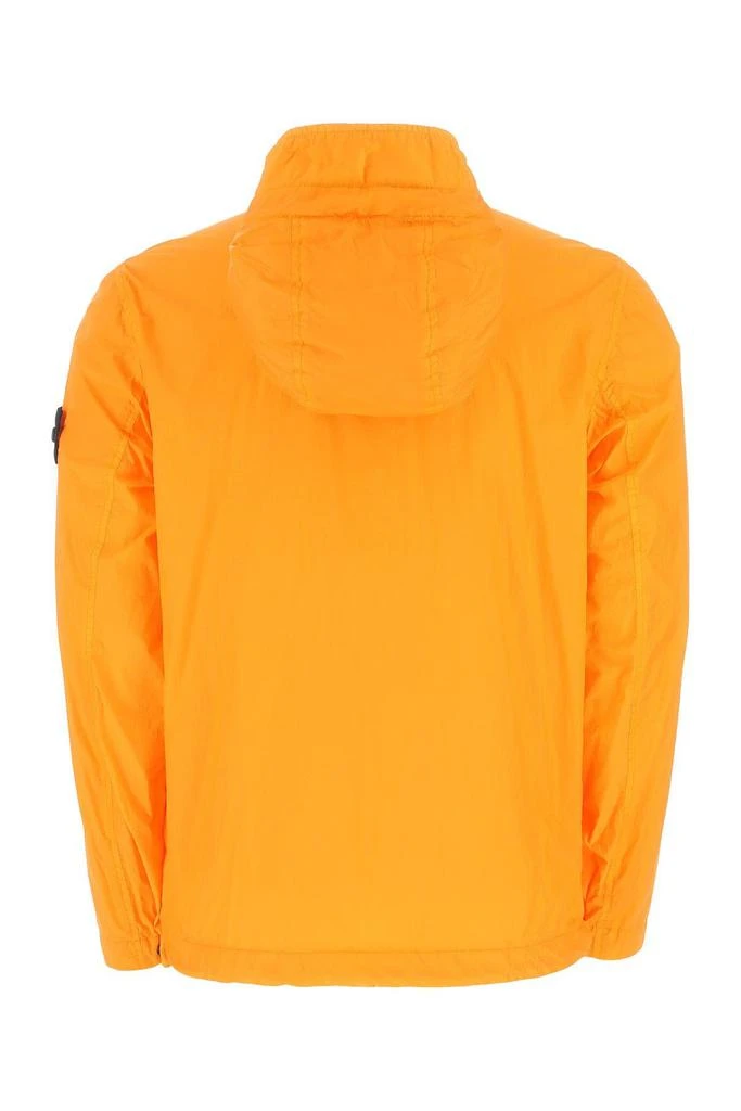 商品Stone Island|Stone Island Orange Nylon Windbreaker,价格¥4711,第2张图片详细描述