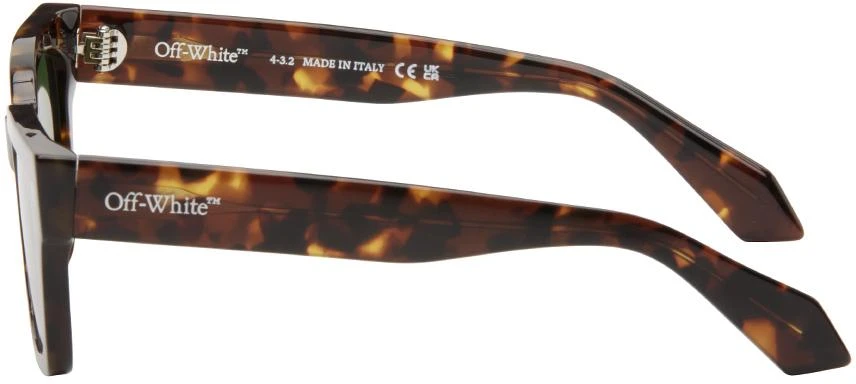 商品Off-White|Tortoiseshell Midland Sunglasses,价格¥2434,第3张图片详细描述