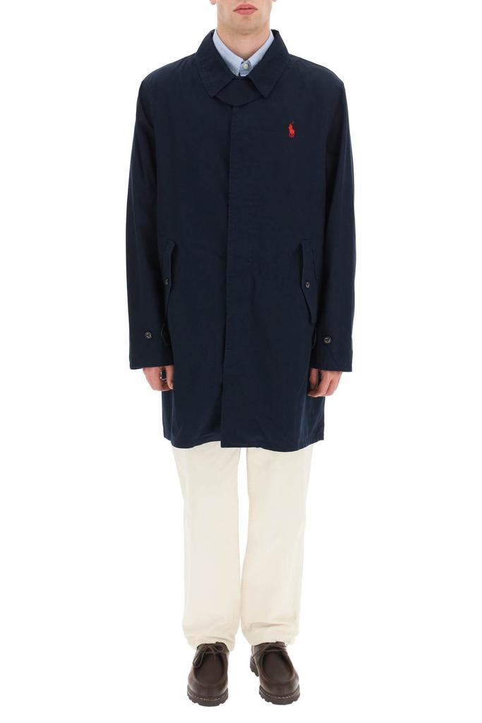 商品Ralph Lauren|Polo Ralph Lauren Twill Overcoat With Logo,价格¥1663,第4张图片详细描述