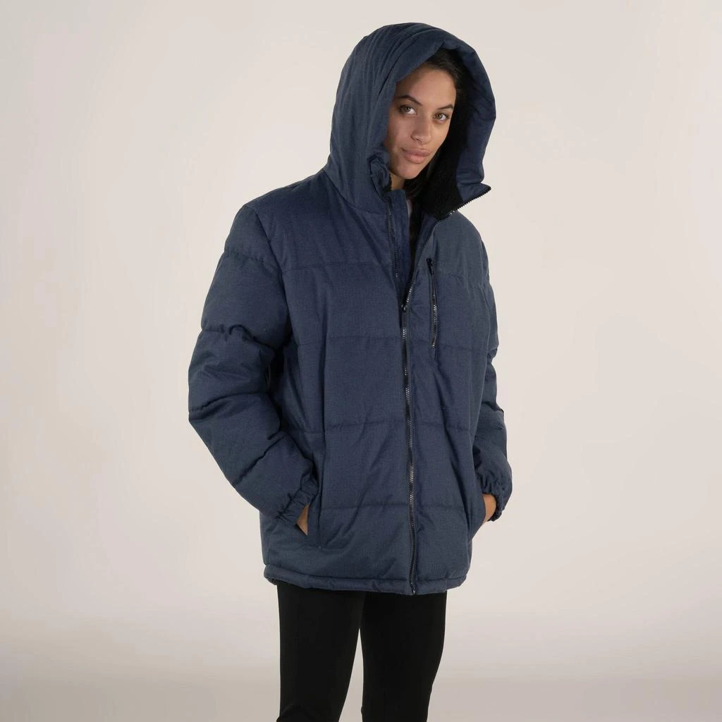 Women's Twill Block Puffer Oversized Jacket 商品