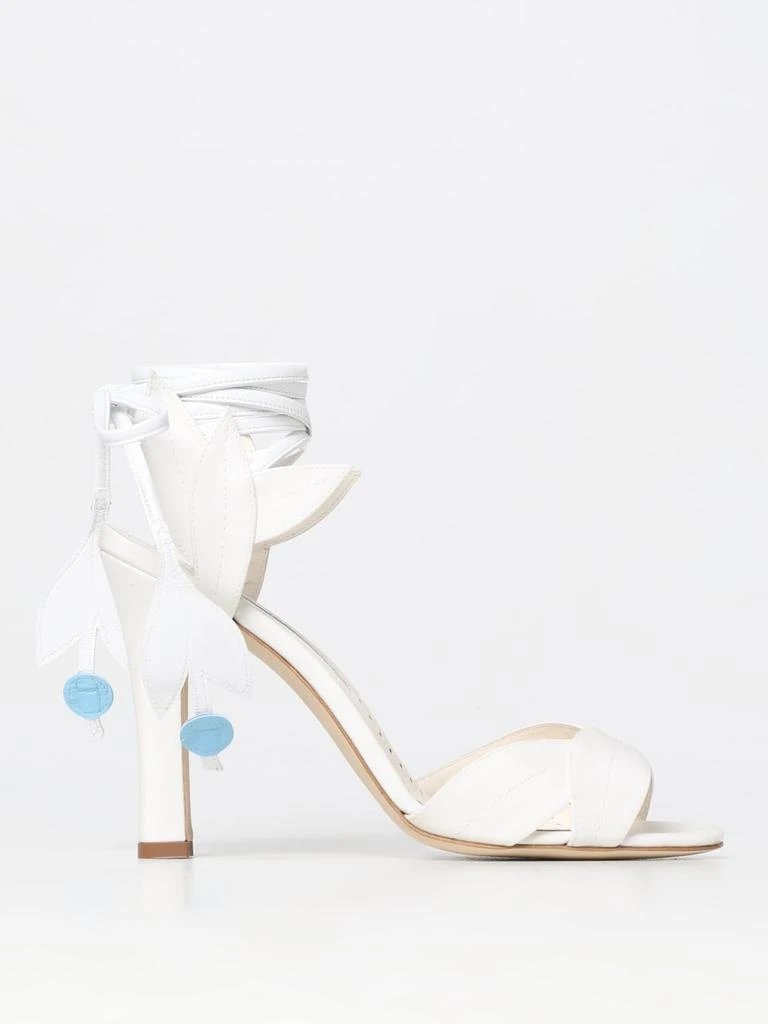 商品Manolo Blahnik|Ossie Manolo Blahnik crêpe de chine sandals,价格¥5300,第1张图片