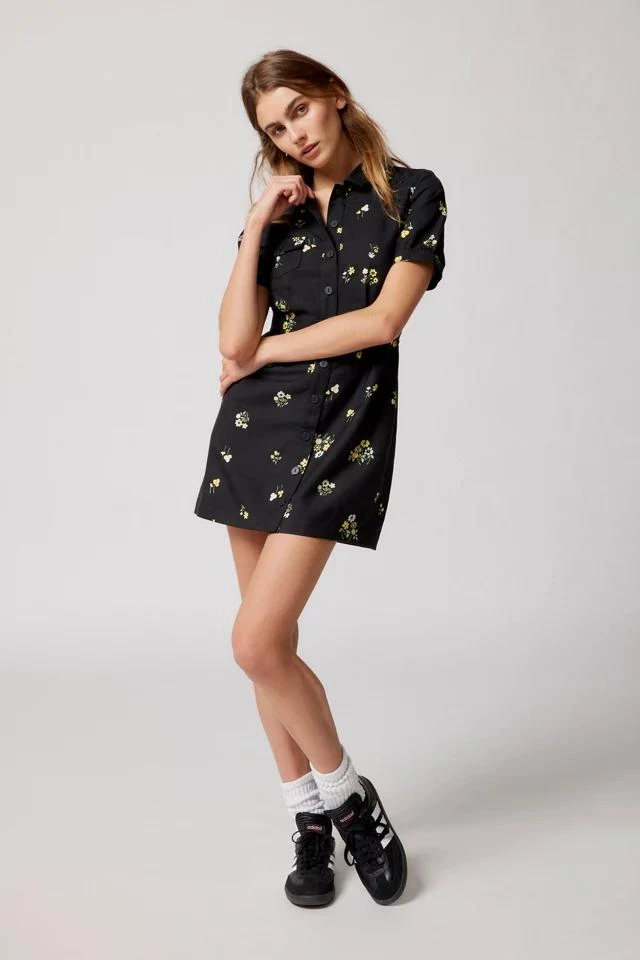 商品Urban Outfitters|UO Carla Collared Floral Mini Dress,价格¥148,第2张图片详细描述