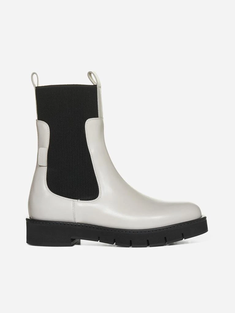 商品Salvatore Ferragamo|Chelsea leather boots,价格¥2703,第1张图片