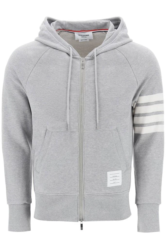 商品Thom Browne|Thom browne 4-bar zip-up hoodie,价格¥5742,第1张图片