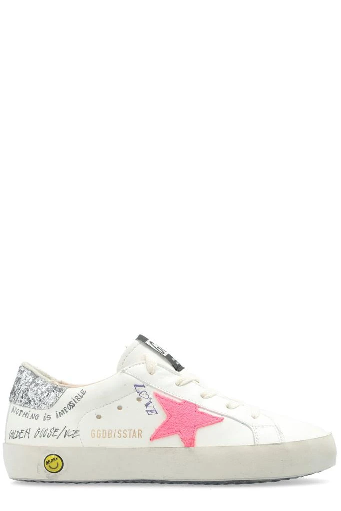 商品Golden Goose|Golden Goose Kids Super Star Patch Sneakers,价格¥1561,第1张图片