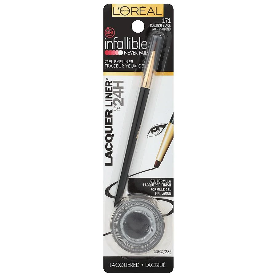 商品L'Oreal Paris|L'Oreal Paris Infallible Lacquer Eyeliner, Blackest Black,价格¥63,第1张图片