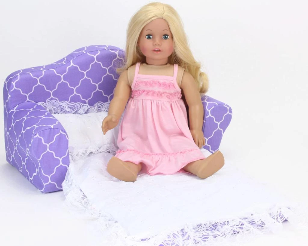 商品Teamson|Sophia’s Plush Pull Out Couch/Double Bed Sized for 18" Dolls,价格¥294,第2张图片详细描述