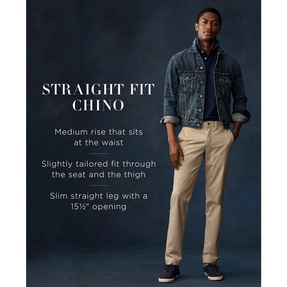 商品Ralph Lauren|Men's Straight-Fit Stretch Chino Pants,价格¥883,第5张图片详细描述