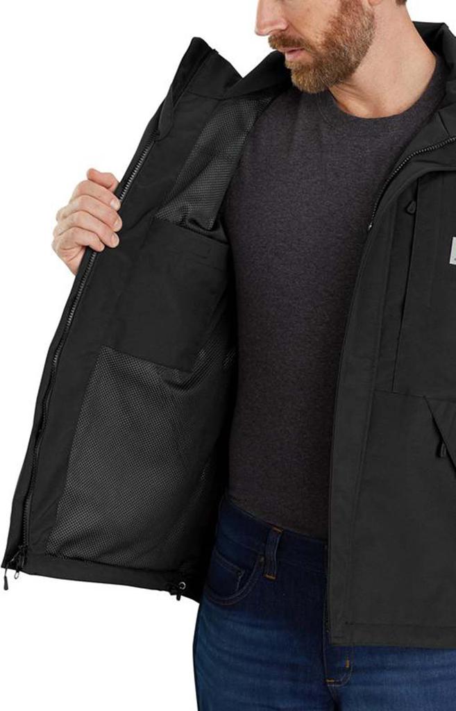 (104670) Storm Defender Loose Fit Heavyweight Jacket - Black商品第3张图片规格展示