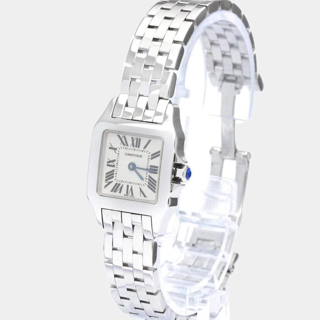 商品[二手商品] Cartier|Cartier Silver Stainless Steel Santos Demoiselle W25064Z5 Women's Wristwatch 20 mm,价格¥17653,第3张图片详细描述