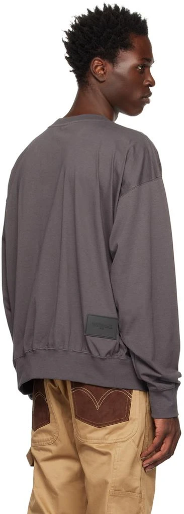 商品We11done|Gray W Line Sweatshirt,价格¥2262,第3张图片详细描述