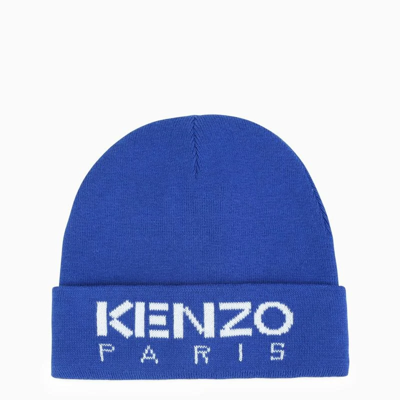 商品Kenzo|Blue hat with logo inlay,价格¥316,第1张图片