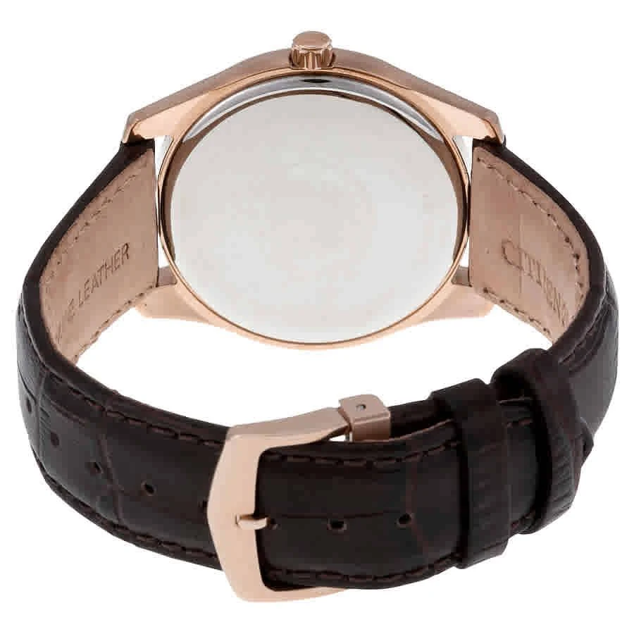 商品Citizen|Eco Drive Black Dial Brown Leather Men's Watch AU1043-00E,价格¥1146,第3张图片详细描述