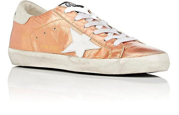 商品Golden Goose|Women's Superstar Metallic Leather Sneakers,价格¥960,第2张图片详细描述