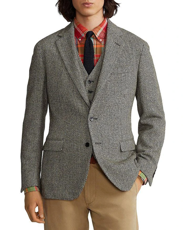 商品Ralph Lauren|Soft Herringbone Sport Coat,价格¥4452,第1张图片详细描述