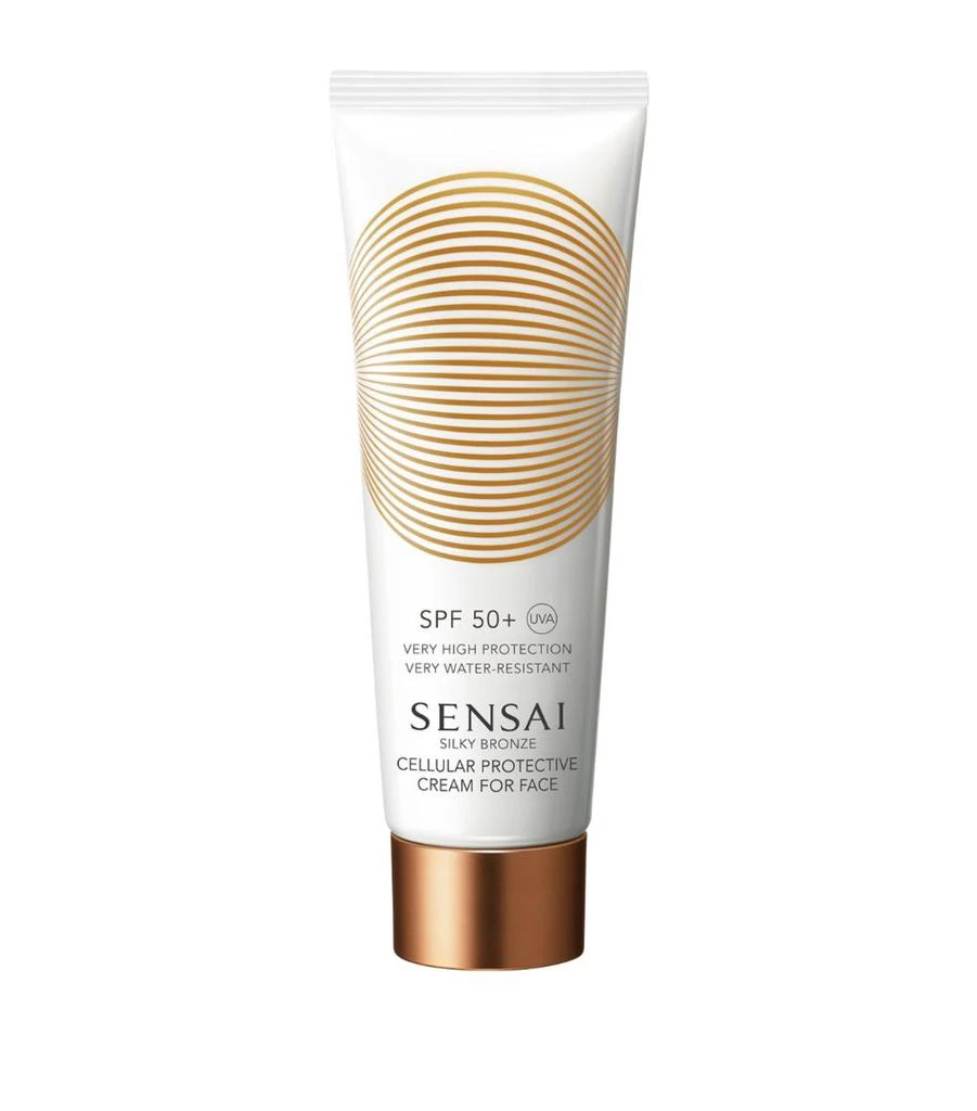 商品Sensai|Silky Bronze Cellular Protective Cream For Face SPF 50+ (50ml),价格¥928,第1张图片