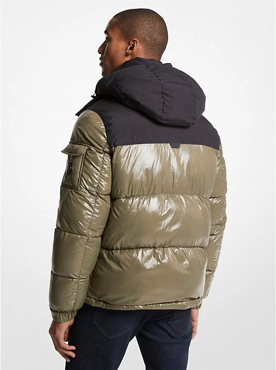 商品Michael Kors|Roseville Quilted Ciré Nylon Puffer Jacket,价格¥667,第2张图片详细描述