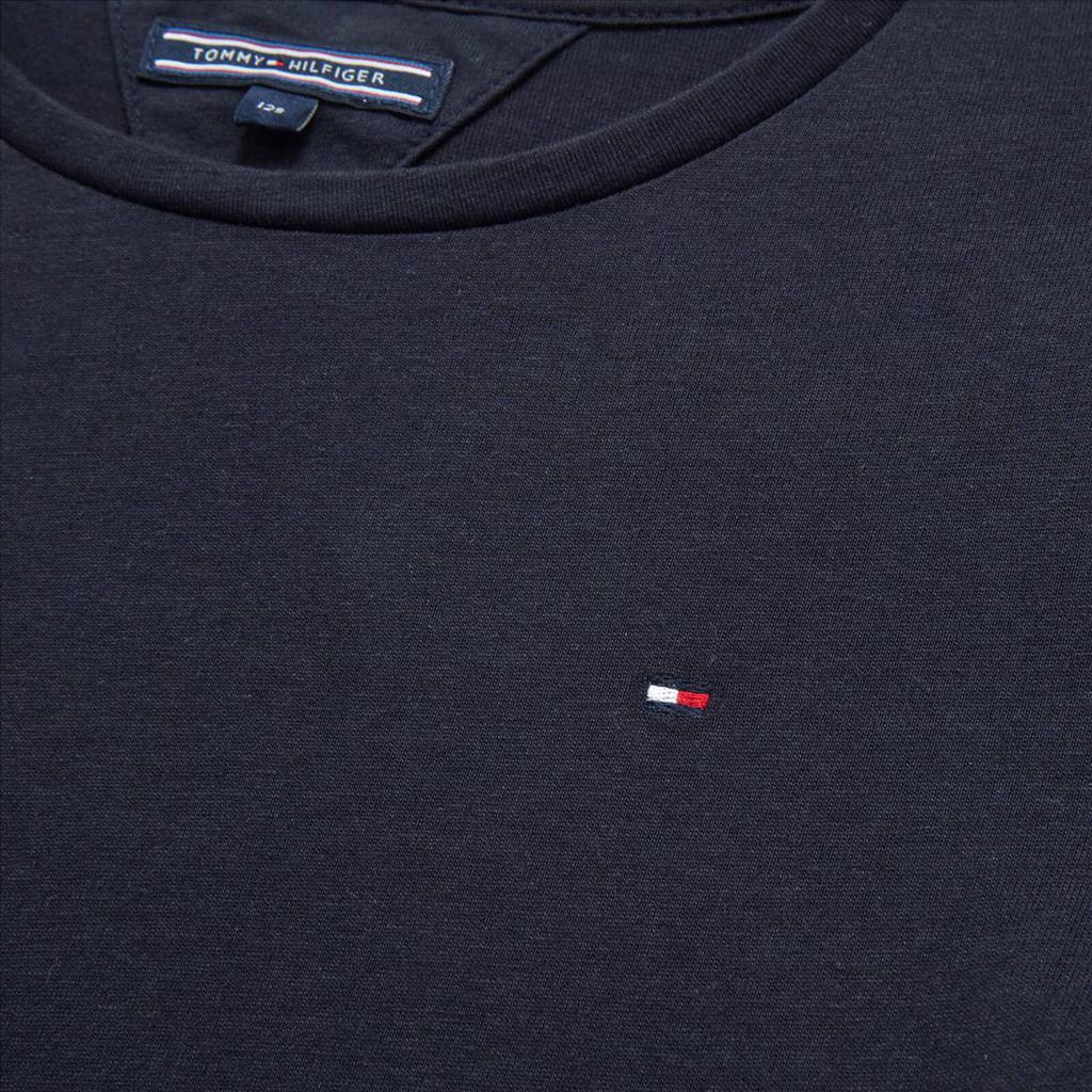 商品Tommy Hilfiger|Tommy Hilfiger Girls' Basic Short Sleeve T-Shirt - Sky Captain,价格¥83,第5张图片详细描述