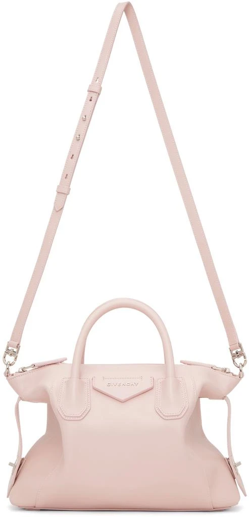 商品Givenchy|粉色小号 Antigona Soft 单肩包,价格¥14715,第4张图片详细描述