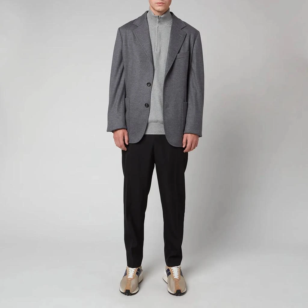 商品Lanvin|Lanvin Men's Single Breasted Deconstructed Jacket,价格¥2983,第3张图片详细描述