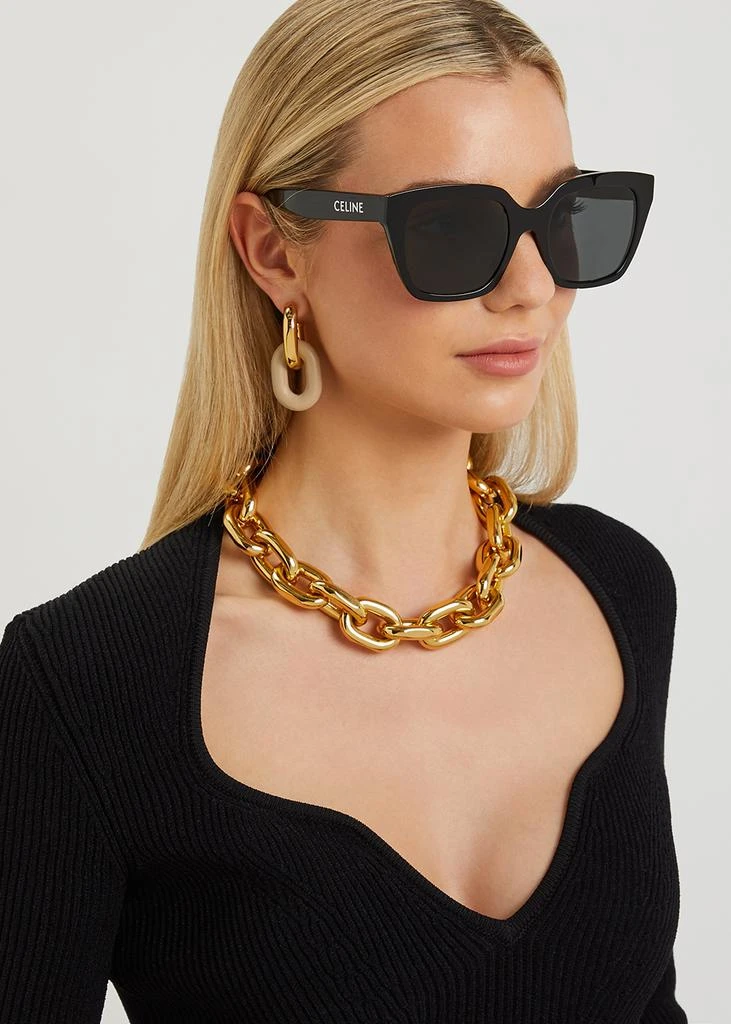 商品Celine|Black square frame sunglasses,价格¥2770,第4张图片详细描述