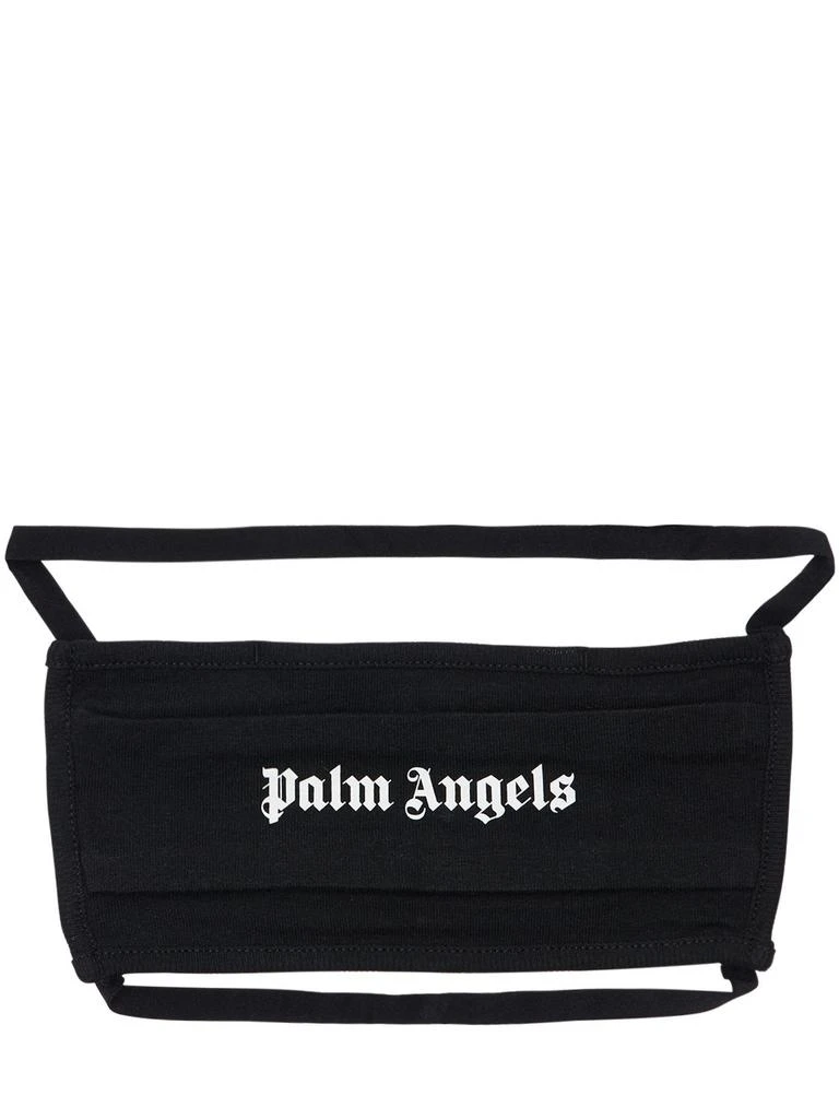 商品Palm Angels|Logo Cotton Jersey Face Mask,价格¥362,第1张图片