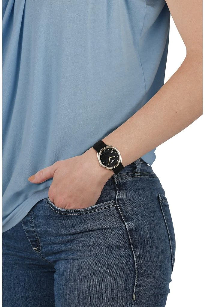 商品Salvatore Ferragamo|Women's Cuir Croc Embossed Leather Strap Watch, 34mm,价格¥4138,第2张图片详细描述