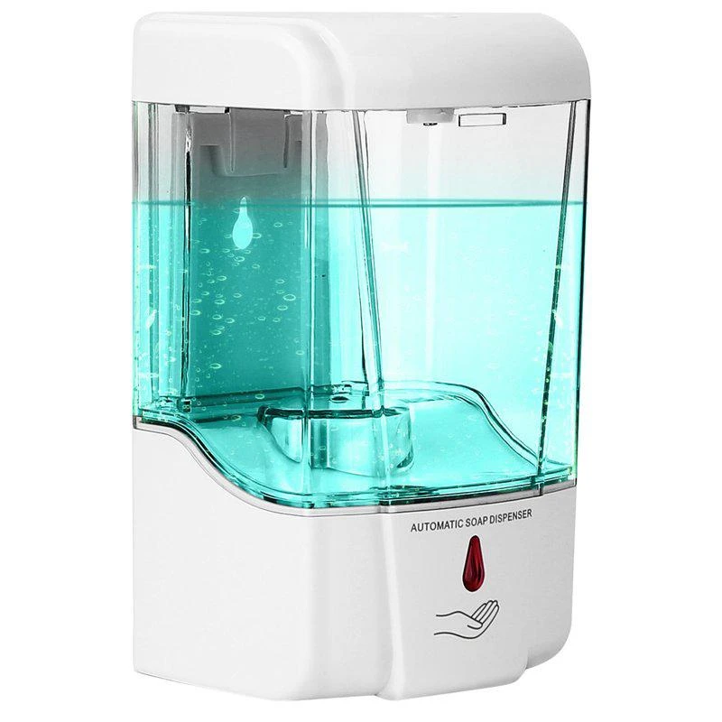 商品Fresh Fab Finds|700ML Wall Mounted Automatic Soap Dispenser Sensor Refillable Hand Gel White,价格¥301,第1张图片