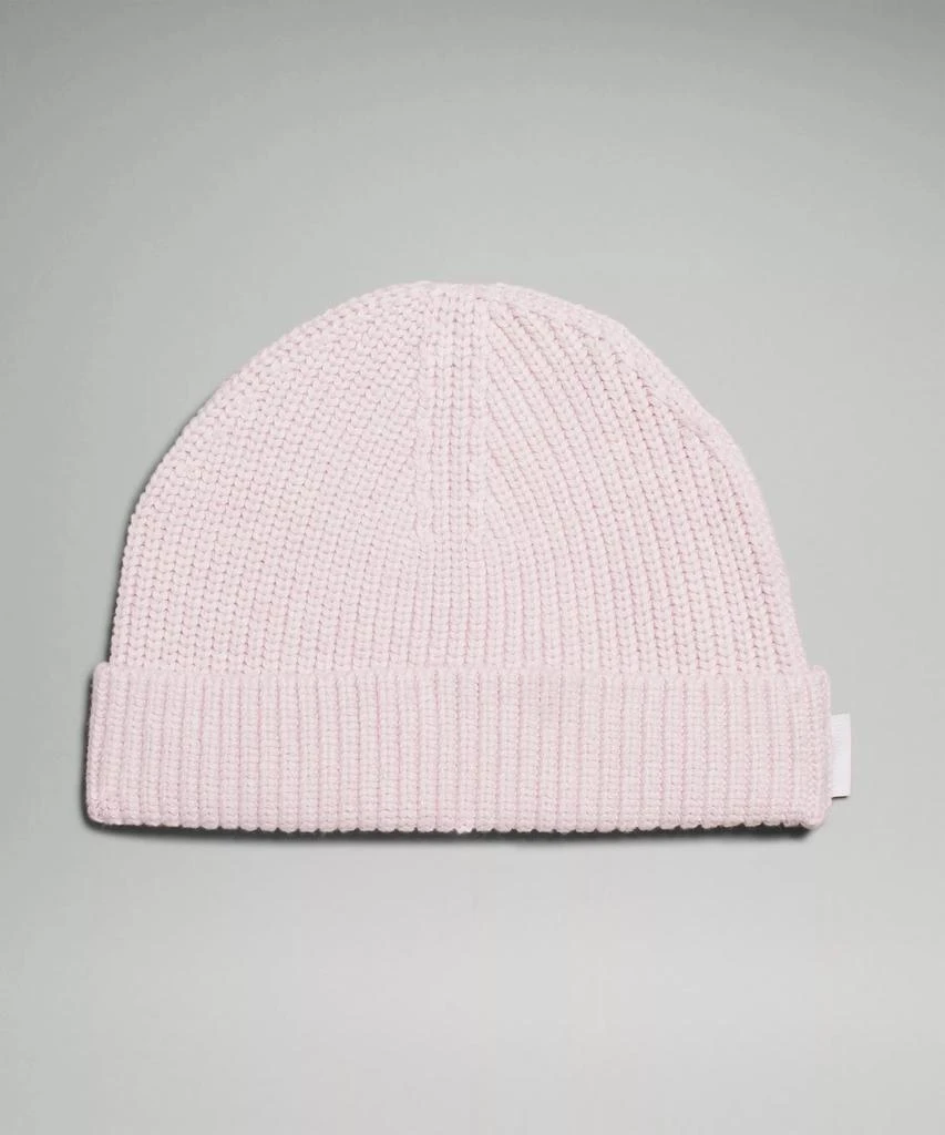 商品Lululemon|Close-Fit Wool-Blend Ribbed Knit Beanie,价格¥124,第3张图片详细描述